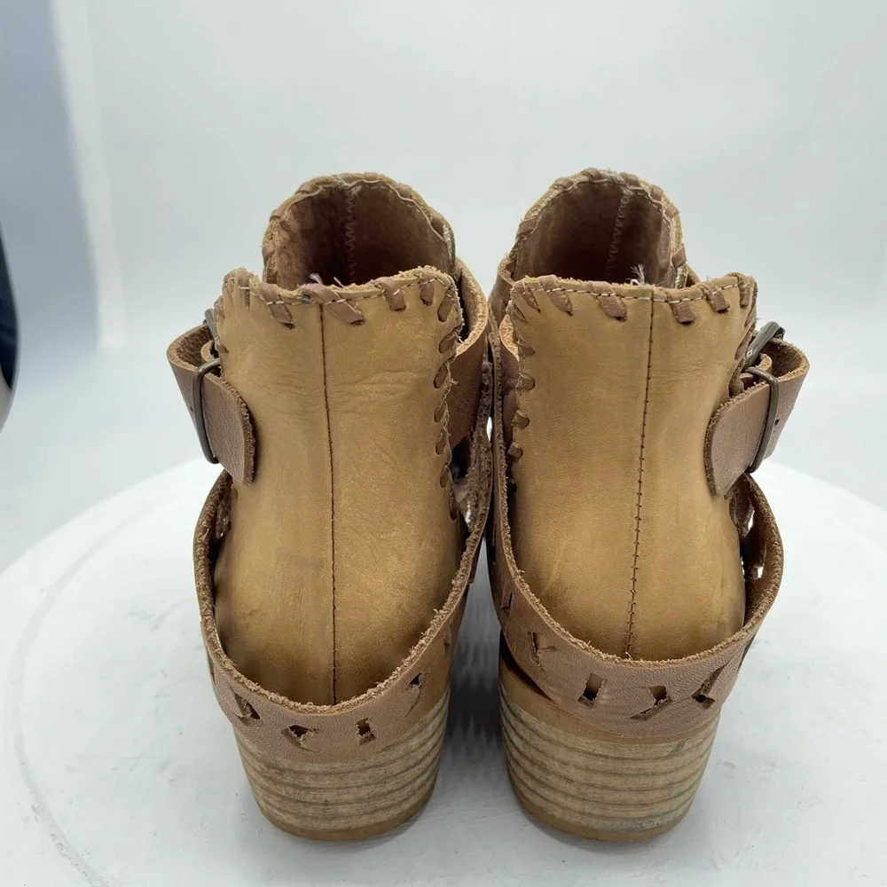 Musse & Cloud Shoes | Anthropologie Musse & Cloud Aina Leather Belt Booties